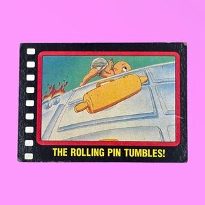 Vintage 1987 TOPPS Disney Who Framed Roger Rabbit Trading Card